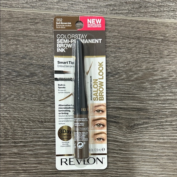 Revlon ColorStay Semi-permanent Brow Ink in Soft Brown - Picture 1 of 1